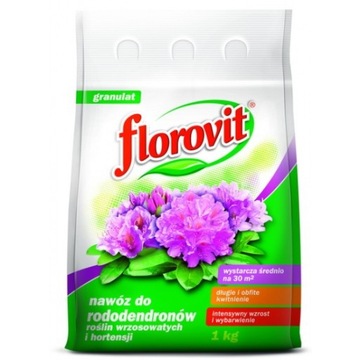 NAWÓZ DO RODODENDRONÓW I KWAŚNOLUB. 1 KG FLOROVIT