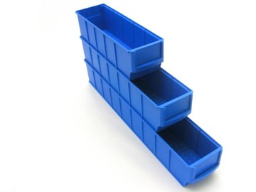 Контейнер для хранения 30х9х8см красный