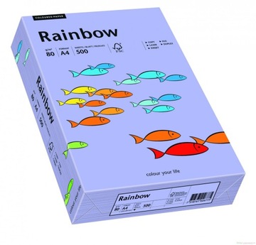 Papier gładki Rainbow 160g fioletowy R60 250A4