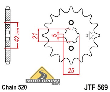 Цепь + звезды Yamaha YFM 350 Raptor GOLD DiD