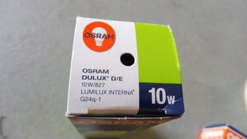 OSRAM DULUX D/E 10W/827 ФЛЮОРОВАЯ ЛАМПА