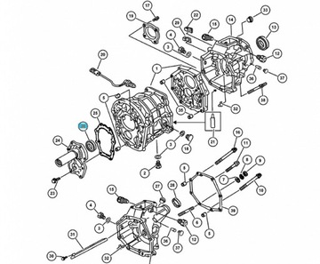 Уплотнитель коробки передач передний AX4 AX5 JEEP CHEROKEE XJ 1984-2000 YJ TJ