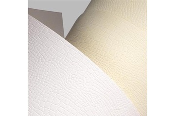1 KARTON PAPIER OZDOBNY BORNEO BIAŁY - 20SZT