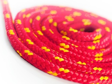 Полипропиленовая парусная веревка 10мм плетеная универсальная КРАСНАЯ 20м