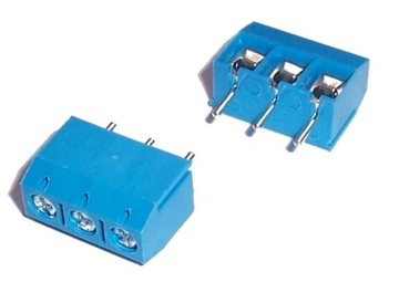 ZŁĄCZE LISTWA ARK 3pin R=5mm h=10mm 10szt (1479)