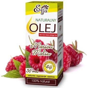 ETJA Olejek z nasion malin Naturalny filtr UV