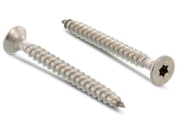 ВИНТЫ ДЛЯ ДЕРЕВА 3,5x35 С КОНИЧЕСКИМ TORX, НЕРЖАВЕЮЩАЯ, 100 МЕБЕЛЬ