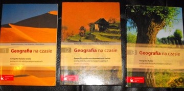 Geografia na czasie 1 2 3 zakres rozszerzony KOMPLET