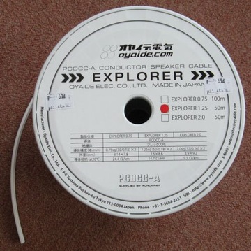 Oyaide Explorer V2 1,25 сечение 2х1,25мм2 МЕЛОМАН