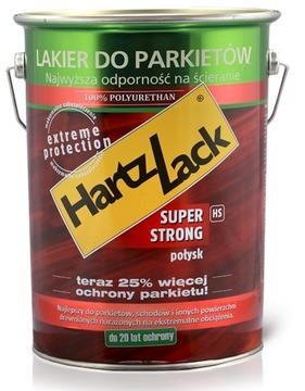HartzLack Super Strong Lakier do parkiet 5l POŁYSk