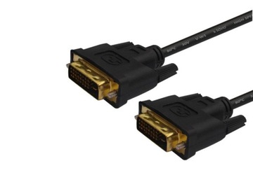 CL-31 KABEL DVI-D 18+1 1,8m 2x FERRYT FULL HD GOLD