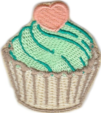 Naszywka Naszywki termo Babeczka Muffinka Cupcake