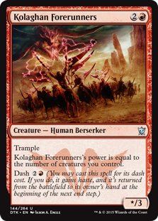 MTG 4x Kolaghan Forerunners (Uncommon)