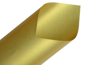 Papier ozdobny perłowy Majestic Real Gold 250g