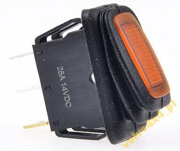 WŁĄCZNIK PRZEŁĄCZNIK LAMPA PANEL +LED 12V 25A 4x4
