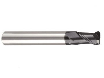 Frez 2p VHM 2mm promień naroża 0,5 chwyt 4mm 50HRC