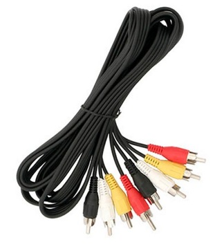 Кабель 4x RCA (тюльпан)-4 штекера RCA 1,8 м (1535)