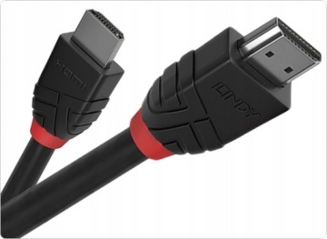 Lindy 36472 HDMI - Высокоскоростной кабель HDMI 2.0 4K UHD Black Line - 2 м