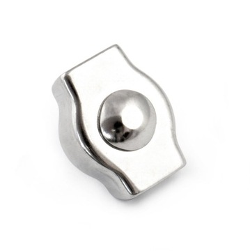 ZACISK SIODEŁKOWY POJEDYNCZY 2mm NIERDZEWNY INOX Kwasoodporny 10szt.