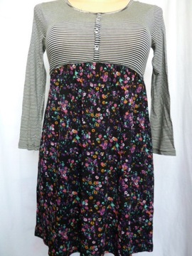 Sukienka wzorzysta H&M pop-art mini r. 34 36