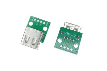 GNIAZDO USB PRZEJŚCIE NA PCB 4 PIN (DIP4)