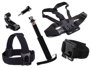 Set Snowboard popruhy helma monopod Gopro Hero 6