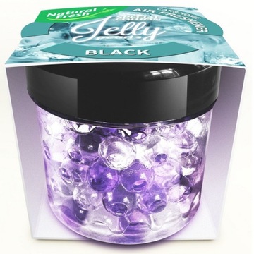 NATURAL FRESH JELLY PEARLS Zapach Żelowy Black