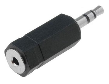 Adapter złącze JACK 3.5mm wtyk - gniazdo 2.5mm