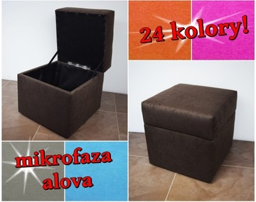 ПУФ КВАДРАТНЫЙ, ОТКРЫВАЮЩИЙСЯ, ALOVA MICROFAZE