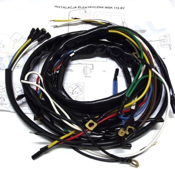 Instalacja elektryczna WSK 175 6 V Gat I PL