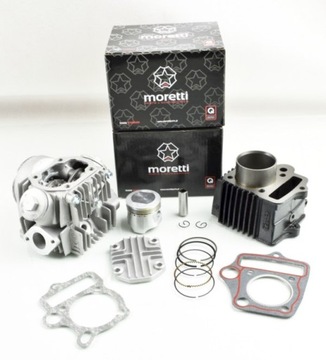 ТЮНИНГ ГОЛОВКИ ЦИЛИНДРОВ MORETTI 72cc ZIPP PRO 50