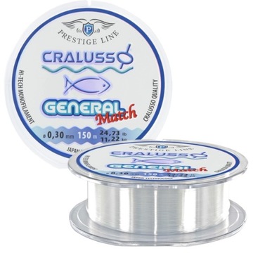 Cralusso żyłka General Match 150m 0,16mm-3,46kg