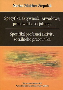 Specyfika aktywności zawod. pracownika socjalnego