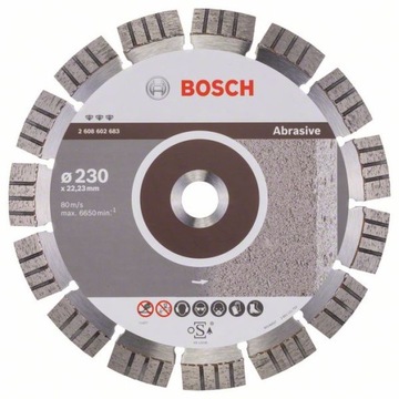 BOSCH TARCZA DIAMENTOWA 230mm ASFALT BETON ŚWIEŻY