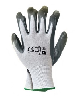 RĘKAWICE RĘKAWICZKI robocze roz. 9 GLOVES NITRIL