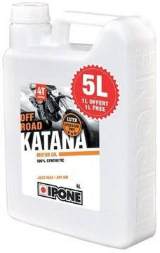 IPONE KATANA OFF ROAD 10W50 4T синтетическое масло 5л