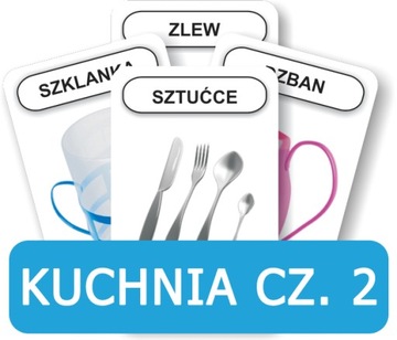 KOMLOGO karty logopedyczne memory kuchnia wymowa