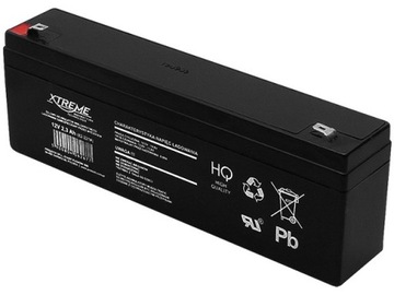 AKUMULATOR ŻELOWY bezobsługowy UPS AGM 12V 2,3Ah