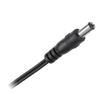 WTYK DC 2,5/5,5 KABEL PRZEWOD ZASILAJACY 1,2m 2,5x5,5 PROSTY z KABLEM