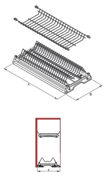 REJS VARIANT 1 БЕЛЫЙ сушилка для шкафа 40