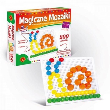 MAGICZNE MOZAIKI 200 elementów ALEXANDER 4+