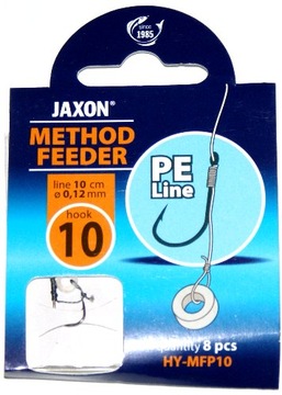 Przypon method feeder hak 10 plecionka 0,12mm