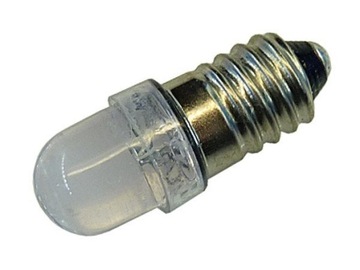 żarówka LED do Latarki gwint E10 3V 6V CLEAR 12V