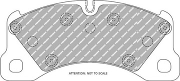 Колодки FERODO Racing DS2500 PORSCHE CAYENNE Передние