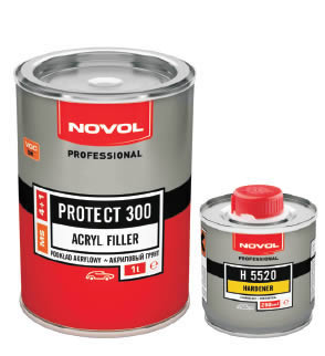 Novol Protect 300 Podkład Akrylowy Czarny 1L+250ML