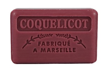 FOUFOUR Mydło marsylskie 125g mak polny