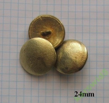 guziki pruskie gładkie 24 mm
