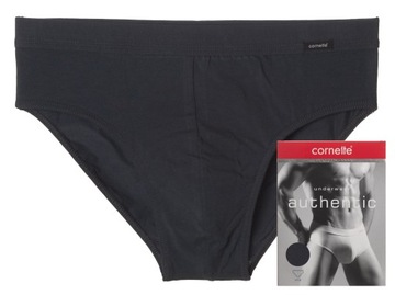 CORNETTE AUTHENTIC Slipy bawełna czarne rozm. 4XL