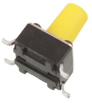 Mikroprzycisk SMD P059 6x6x9 żółty