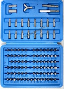 НАБОР НАКОНЕЧНИКОВ ДЛЯ ОТВЕРТОК И СВЕРЛ 100